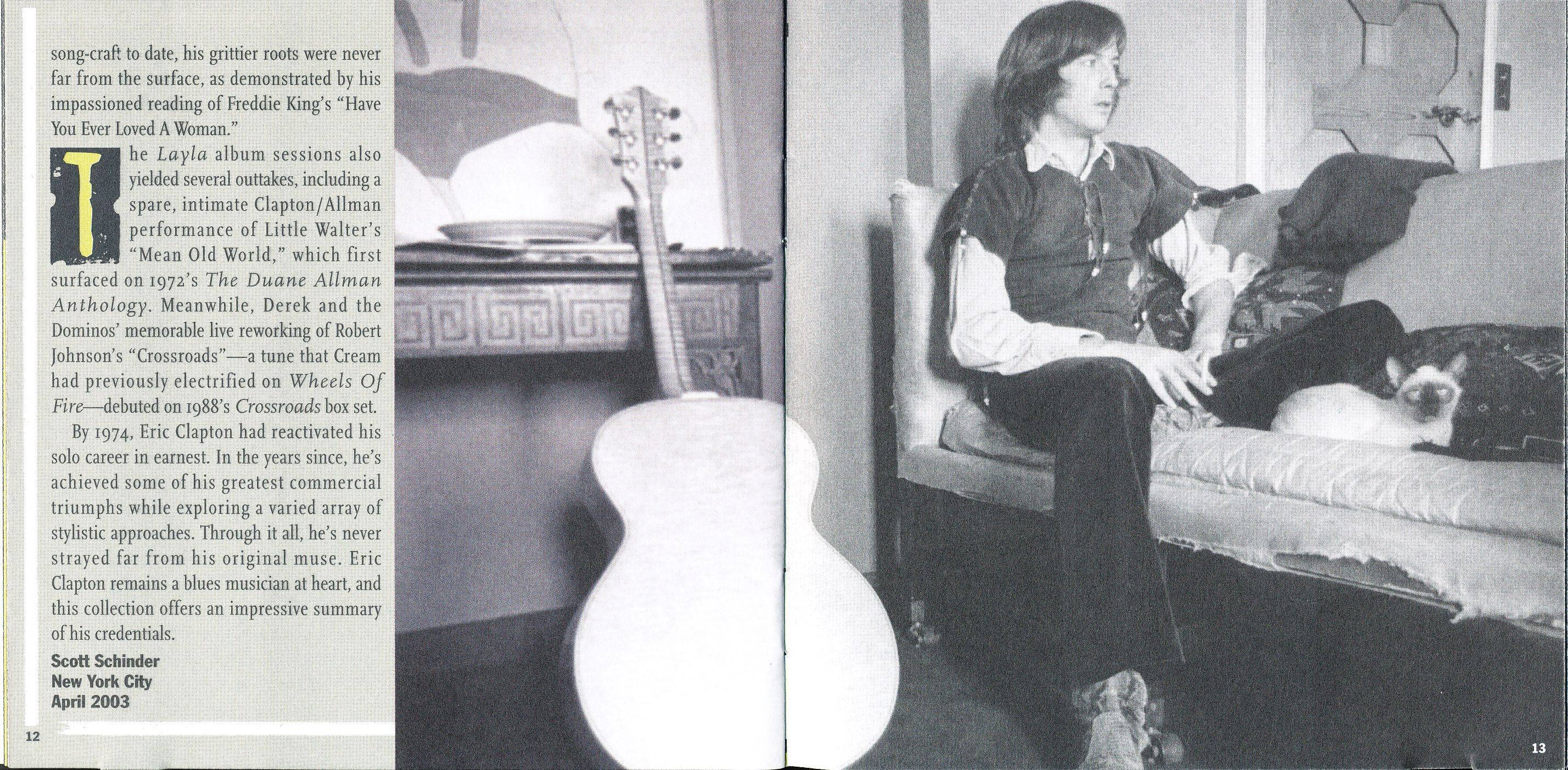 Eric Clapton Martin Scorsese presents The Blues : Booklet 7